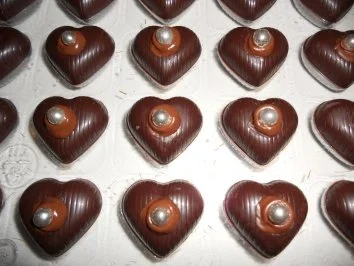 PRALINEN - Erdbeer-Herzen - Rezept