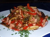 Herbstliche Maultaschenpfanne a la Linda - Rezept