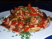 Herbstliche Maultaschenpfanne a la Linda - Rezept