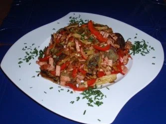 Herbstliche Maultaschenpfanne a la Linda - Rezept - Bild Nr. 8