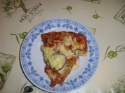 Hackfleisch-Pizza Mediteran - Rezept