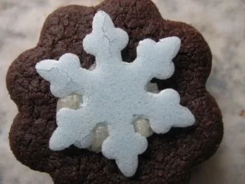 Weihnachtskekse "Oreo-art" - Rezept - Bild Nr. 2