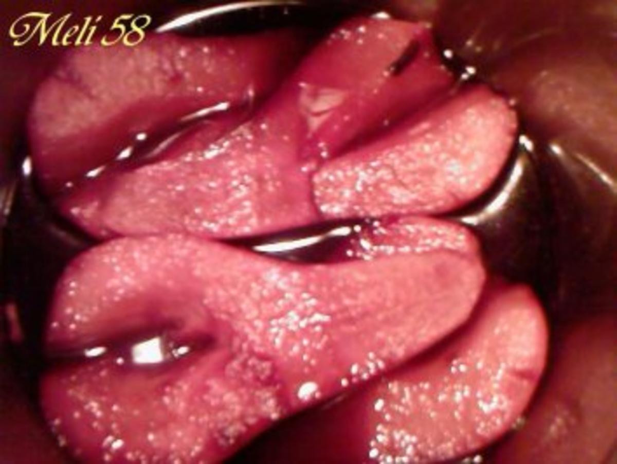 Desserts: Rotweinbirne mit Zimtparfait - Rezept - Bild Nr. 2