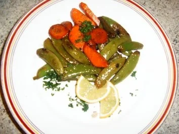 Rezept: Zuckerschoten-Möhren Zuckerschoten-Möhren - Rezept