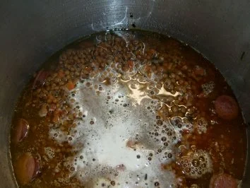 Rezept: meine schnelle Linsensuppe Bild Nr. 4 meine schnelle Linsensuppe - Rezept - Bild Nr. 4