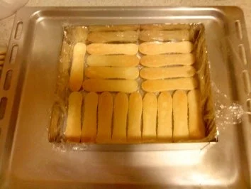 Rezept: Bananentiramisu mit Mascarponecreme auf Schokoladenspiegel Bild Nr. 5 Bananentiramisu mit Mascarponecreme auf Schokoladenspiegel - Rezept - Bild Nr. 5