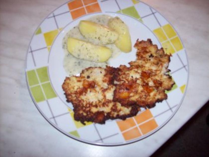 Blumenkohl -Käse Medaillons - einfach - von connypf