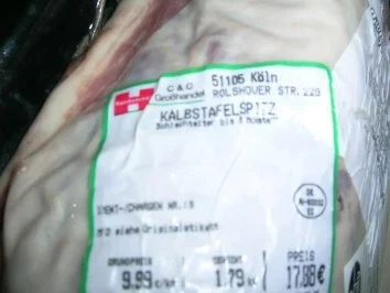 Kalbstafelspitz,  gebraten, mit lauwarmer Espresso-Vinaigrette an Champignongratin - Rezept - Bild Nr. 4