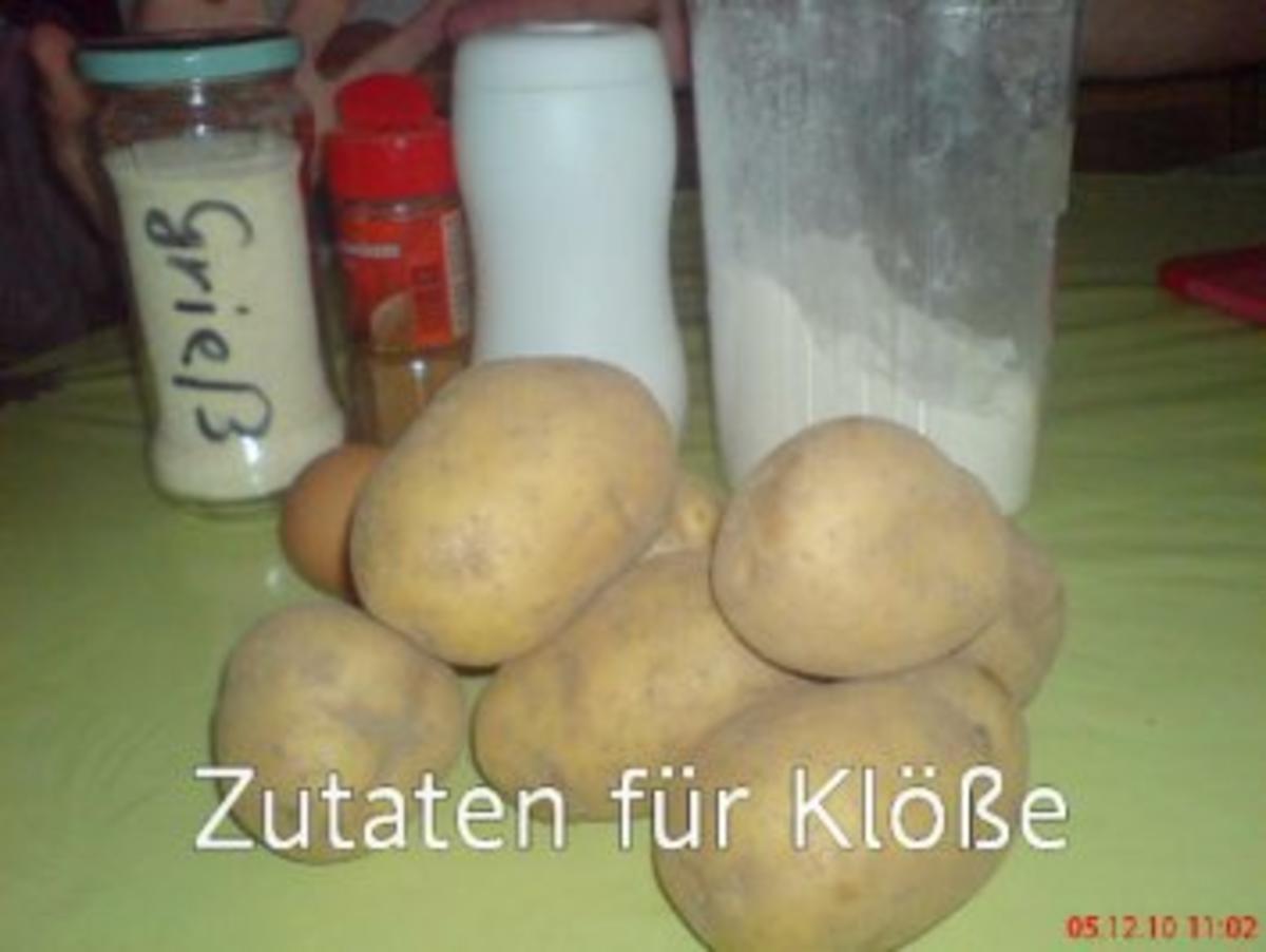 Kasslerbraten aus dem Bratenschlauch mit Kartoffelklößen - Rezept - Bild Nr. 6