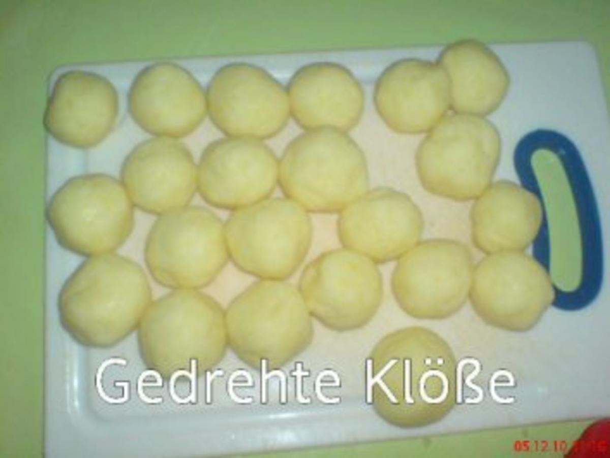 Kasslerbraten aus dem Bratenschlauch mit Kartoffelklößen - Rezept - Bild Nr. 7
