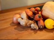 Kürbissuppe mit Ingwer und Kokosmilch - Rezept