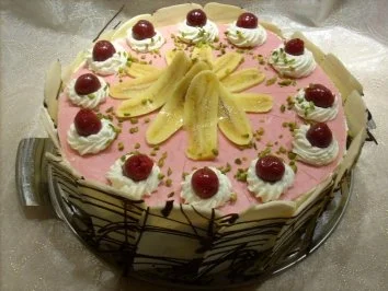 Rezept: Kirsch-Bananen-Sahne Kirsch-Bananen-Sahne - Rezept