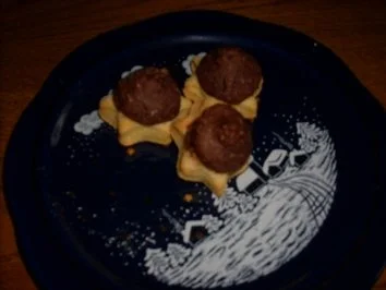 Gewürzsterne m Schokobaiser - Rezept