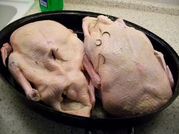 Rezept: Entenbraten mit Klößen und Rotkohl Bild Nr. 7 Entenbraten mit Klößen und Rotkohl - Rezept - Bild Nr. 7