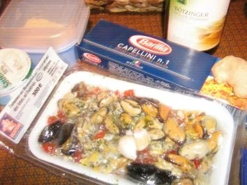 Capellini mit Muschelsoße - Rezept - Bild Nr. 2