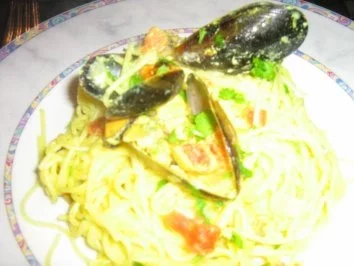 Capellini mit Muschelsoße - Rezept - Bild Nr. 6