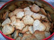 Mohn-Marzipan-Plätzchen - Rezept