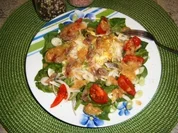 Spinatsalat mit Bambussprossen - Rezept