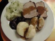 Zimtbraten vom Schweinerücken (Lachs) bzw.Schweinenacken - Rezept