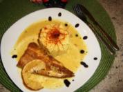 Welsfilet mit Currysoße - Rezept