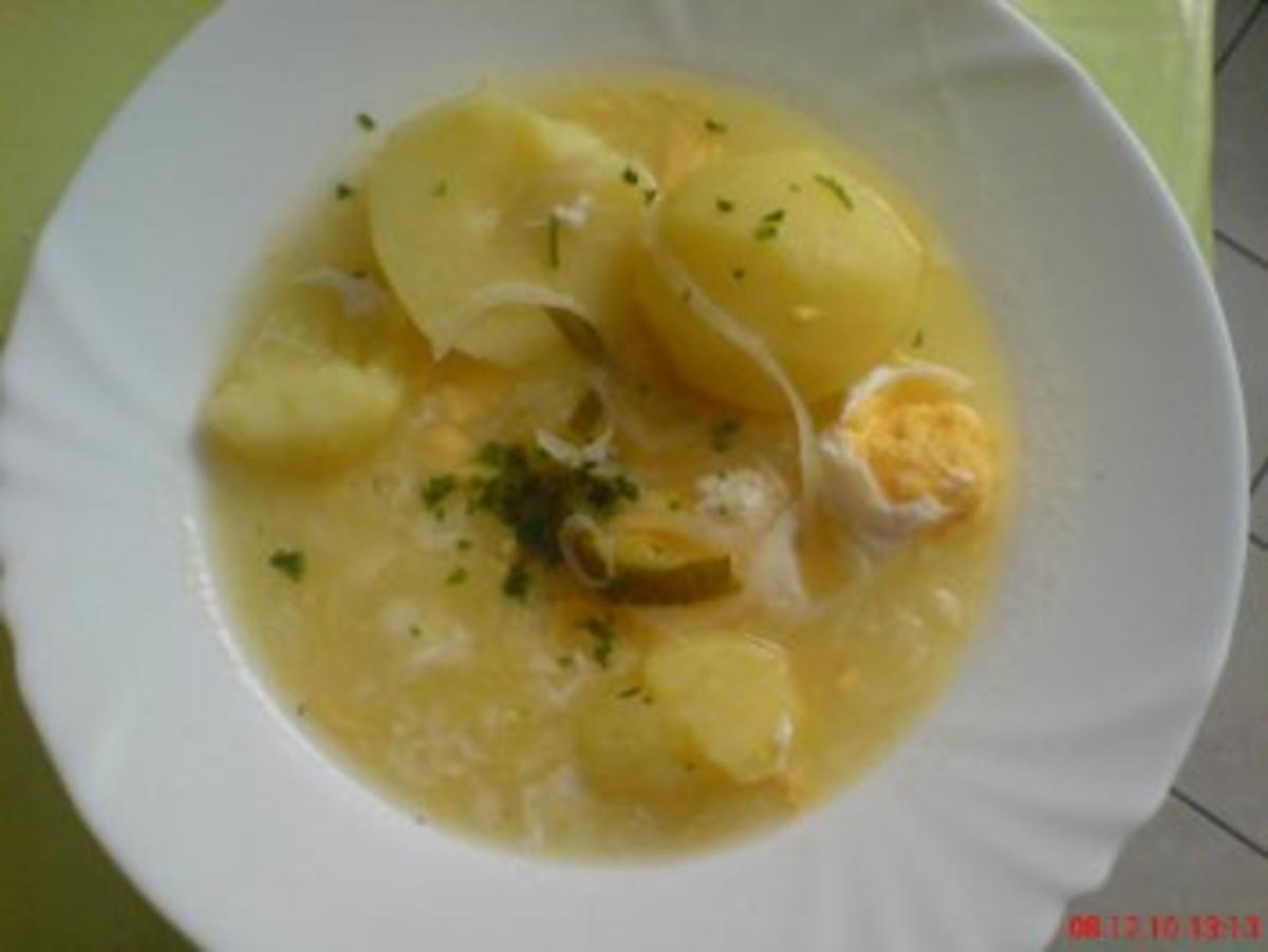 Pochierte Eier in Sauce - Rezept