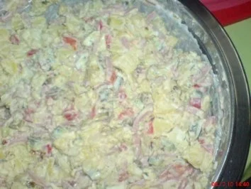 Rezept: Mein bunter Kartoffelsalat Mein bunter Kartoffelsalat - Rezept