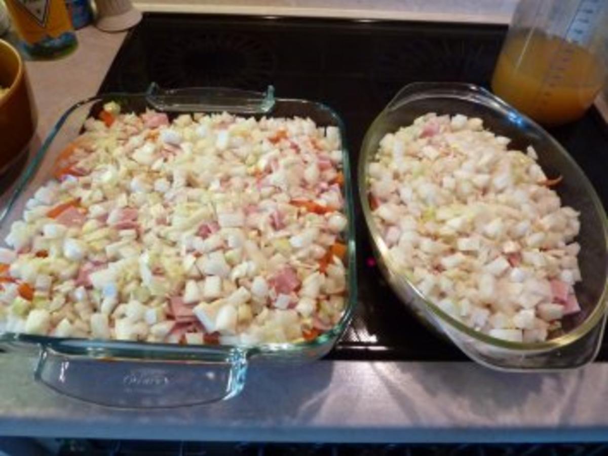 Sauerkrautauflauf mit Kartoffeln und Karotten - Rezept - kochbar.de