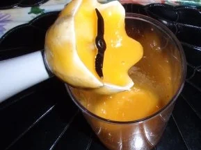 Kaki-Dominosteine-Weihnachtseis - Rezept - Bild Nr. 4