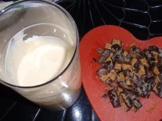 Kaki-Dominosteine-Weihnachtseis - Rezept - Bild Nr. 6