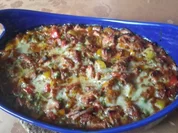 Paprikapfanne mit Knoblauchwurst - Rezept