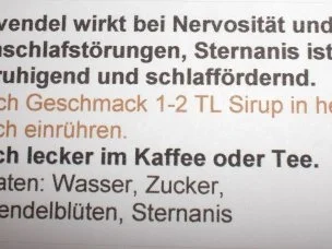 Gute-Nacht-Sirup - Lavendel-Karamell mit einem Hauch von Sternanis - Rezept - Bild Nr. 3