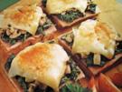 Champignon - Toast mit Spinat ... - Rezept