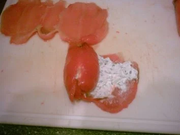 Gerollte Paprikaschoten mit Auberginenmus und Soße - Rezept - Bild Nr. 6