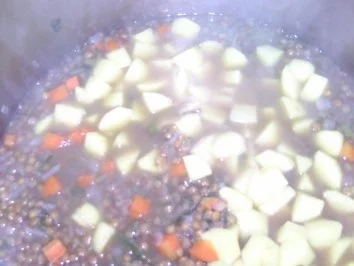 Rezept: Linsensuppe mit Räuchertofu Bild Nr. 4 Linsensuppe mit Räuchertofu - Rezept - Bild Nr. 4