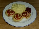 Pikante Leberkäse Schnecken - Rezept