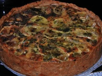 Nussige Hackfleisch-Rosenkohl-Tarte - Rezept - Bild Nr. 10