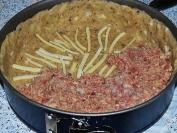 Nussige Hackfleisch-Rosenkohl-Tarte - Rezept - Bild Nr. 6