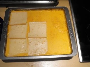 Rezept: Überbackene Ofenschnitzel Überbackene Ofenschnitzel - Rezept