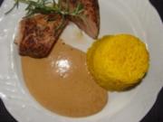 Fleisch : -Schweinefilet mit Sahnesauce- - Rezept