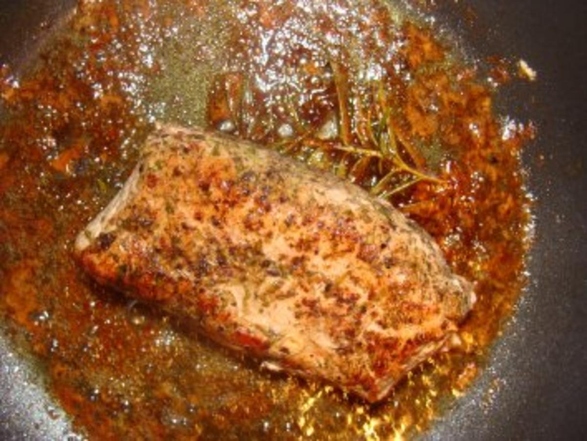 Fleisch : -Schweinefilet mit Sahnesauce- - Rezept - Bild Nr. 2
