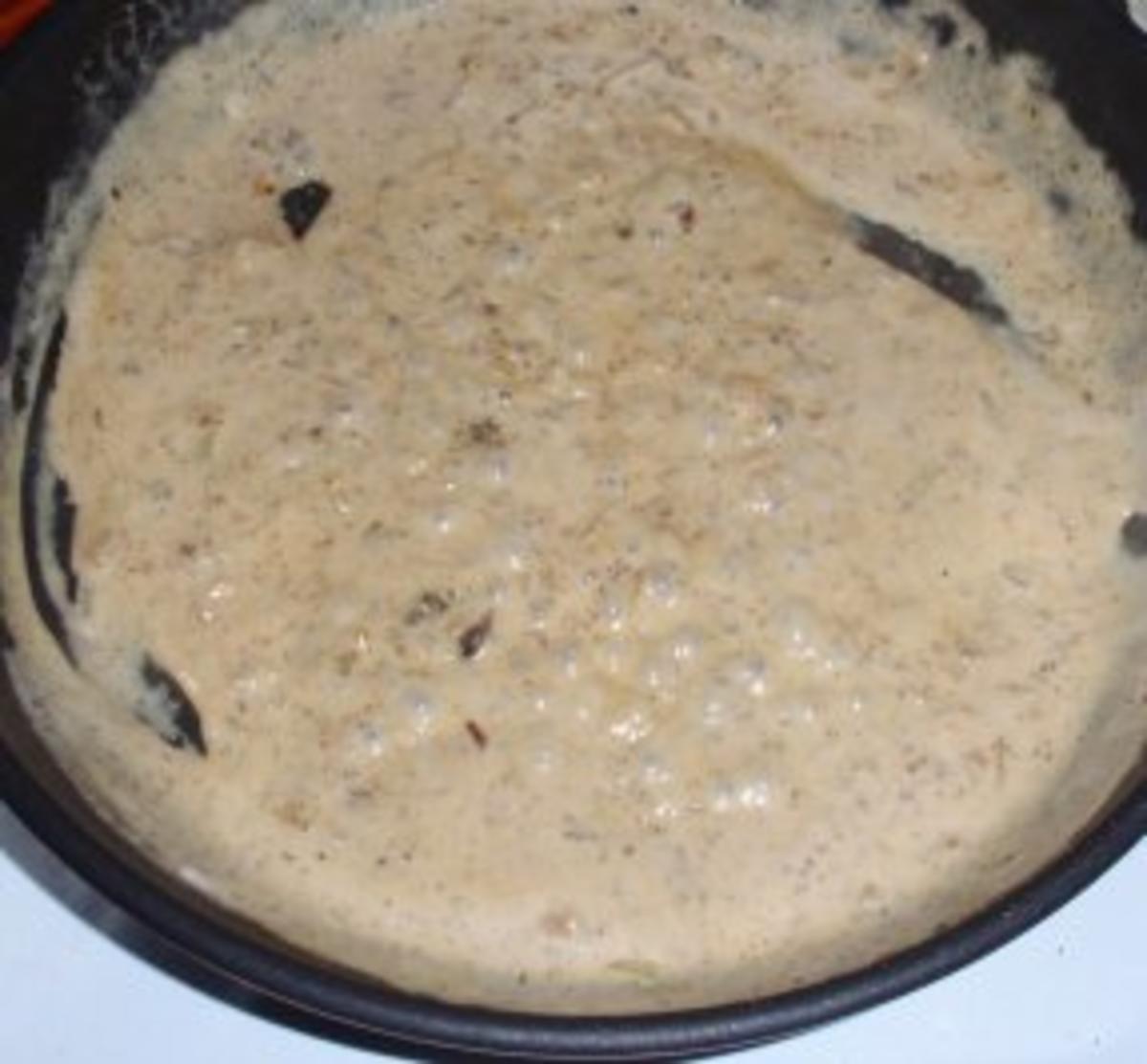 Seelachsrückenfilet mit einer Zwiebel-Sahne-Senfsoße und Trüffelkartoffeln - Rezept - Bild Nr. 5