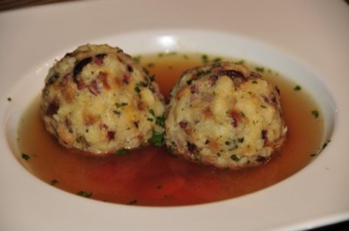 Suppeneinlage - Speckknödel - Rezept mit Bild - kochbar.de