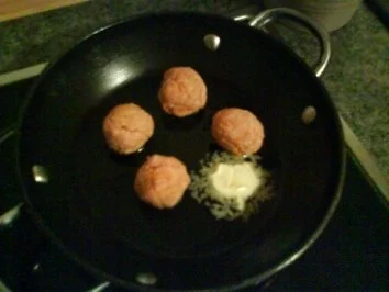 Rote Bete Püree mit scharfen Bratwurstbällchen - Rezept - Bild Nr. 12