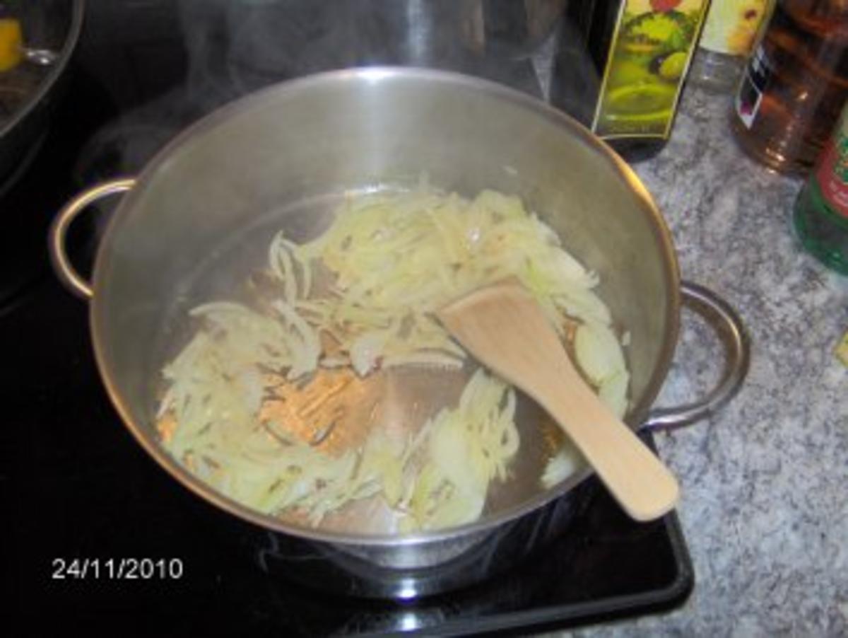 Hänchenspieße in Tomaten Zwiebelsoße - Rezept - Bild Nr. 5