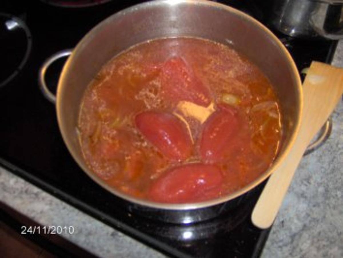 Hänchenspieße in Tomaten Zwiebelsoße - Rezept - Bild Nr. 6