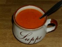 Scharfe Ajvar Suppe - Rezept