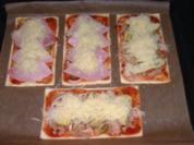 Blätterteig mit leckerem Belag - Rezept