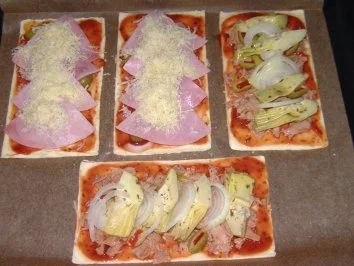 Blätterteig mit leckerem Belag - Rezept - Bild Nr. 2