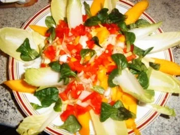 Chicoree-Mangosalat - Rezept - Bild Nr. 2