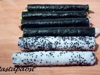 Rezept: Dreierlei Sushi Bild Nr. 7 Dreierlei Sushi - Rezept - Bild Nr. 7